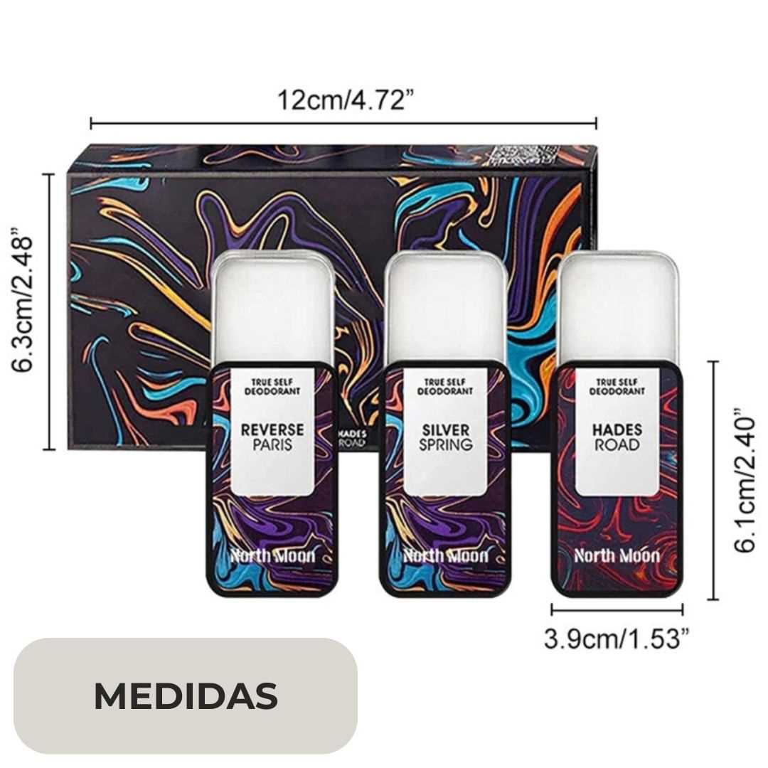 Set 3 Perfumes Desodorantes Unisex con Feromonas para Volverte Irresistible