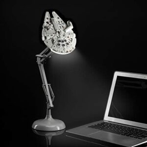Paladone Millennium Falcon Posable Desk Lamp - Officially Licensed Disney Star Wars Merchandise - Star Wars Light Decor and Gifts for Men -