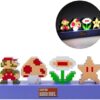 Paladone Super Mario Bros - Iconos de luz, modo reactivo de sonido, figura decorativa de Super Mario para dormitorio
