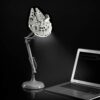 Paladone Millennium Falcon Posable Desk Lamp - Officially Licensed Disney Star Wars Merchandise - Star Wars Light Decor and Gifts for Men -