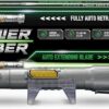 Goliath Power Saber Energy Blade Green First Ever Automatic Saber Auto Extending & Retracting Saber Extends 35" (90cm) Motion Based SFX Ages 6 and up