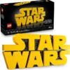LEGO Star Wars Brick-Built Star Wars Logo - Building Blocks for Adults 18+ - Star Wars Gift Idea for Birthdays - Collectible DIY Model Kit - Home Decor Idea for Fans of The Movie Series - 75407
