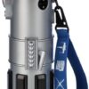DISNEY STORE Official Star Wars Lightsaber Water Bottle with Sound & Light Effects, Translucent Blue Sleeve, Red Button Pop Top, Silicone Flange, Wrist Strap, Hand Wash - Holds 12.7 oz - Light Side